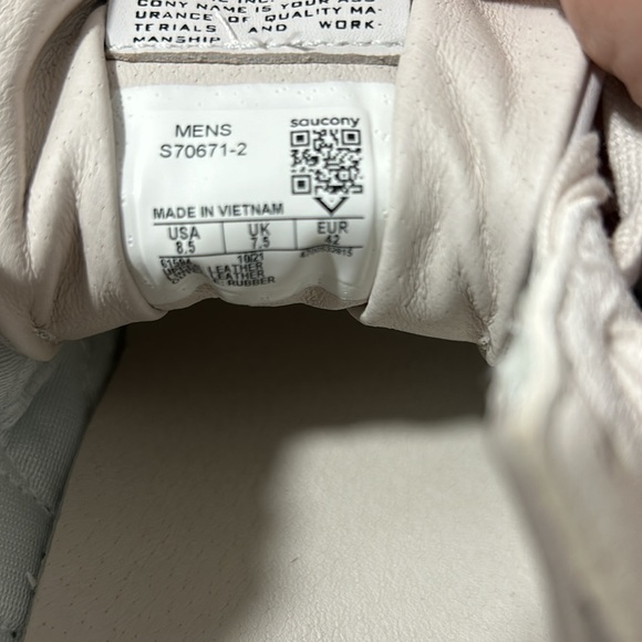 🆕 Saucony Unisex Jazz Court Premium Shoes S70671-2 SZ 8.5 Men's White / Green - Picture 7 of 9